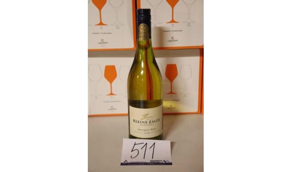18 flessen à 75cl witte wijn Klein Zalze, Sauvignon Blanc 2008